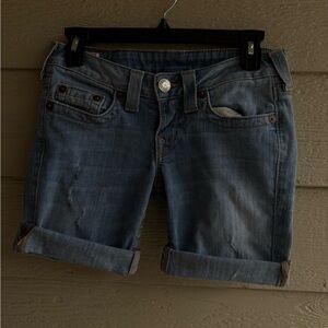 True Religion Women's Lizzy Blue Skinny Jeans